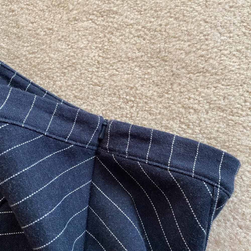 Banana Republic 8 Knit Pinstripe Skirt Unlined - Picture 10 of 12